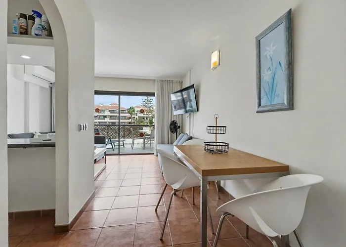 아파트 Penthouse With Ac Heated Pool Golf Del Sur *