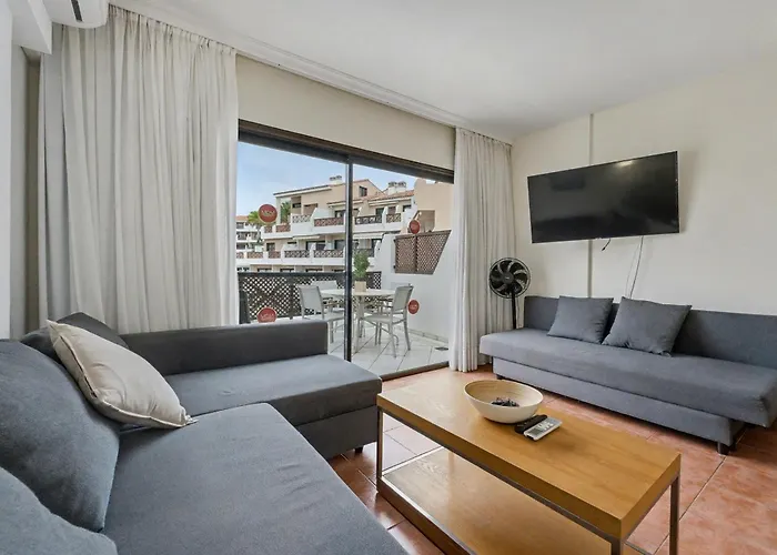 Penthouse With Ac Heated Pool Golf Del Sur 아파트 *