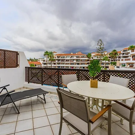 Top Floor Apartment With Ac And Heated Pool In Golf Del Sur