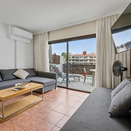 Top Floor Apartment With Ac And Heated Pool In Golf Del Sur *