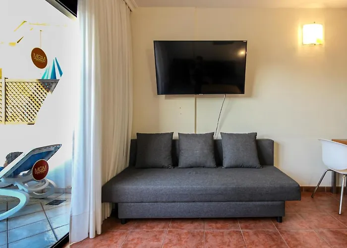 Penthouse With Ac Heated Pool Golf Del Sur Lejlighed *