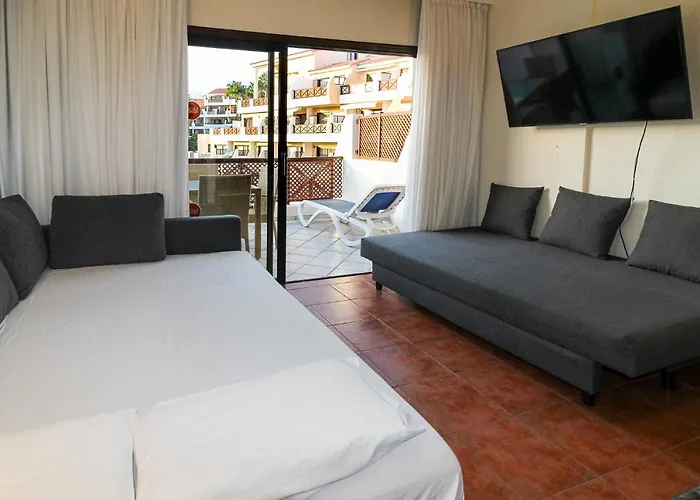 Penthouse With Ac Heated Pool Golf Del Sur Lejlighed *
