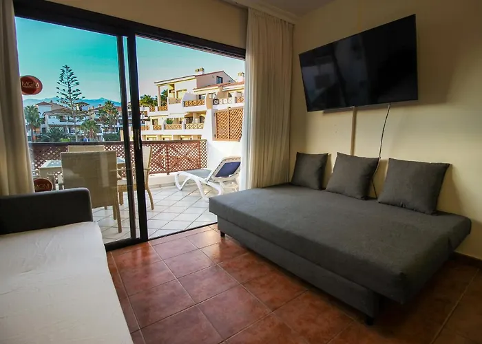 Penthouse With Ac Heated Pool Golf Del Sur Lejlighed *