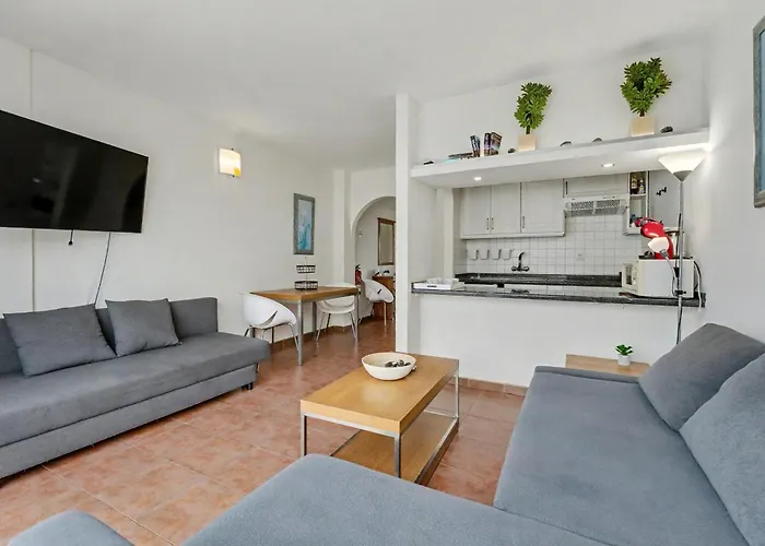 Penthouse With Ac Heated Pool Golf Del Sur Lejlighed